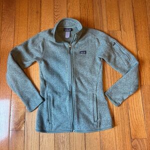 Patagonia Better Sweater Fleece Jacket XS Sage Green Full Zip Pockets